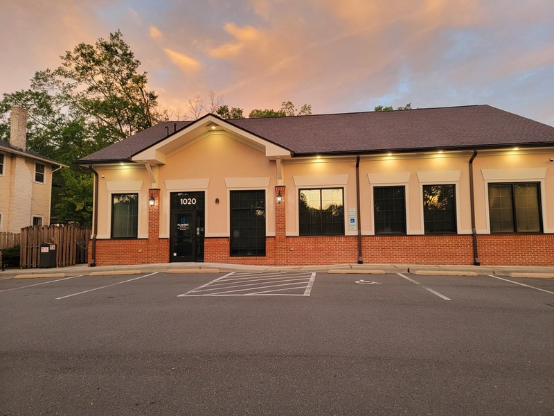 Office at sunset